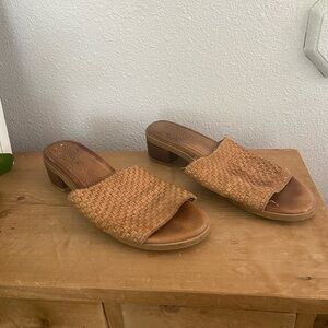 Seychelles woven mule sandals